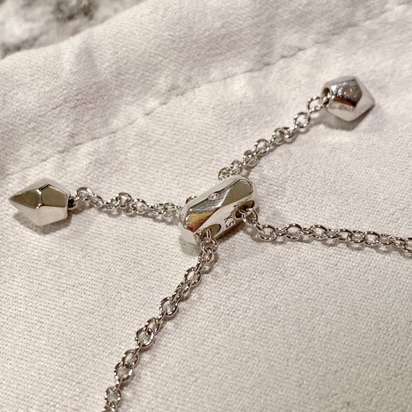 New Kendra Scott Elaina Silver Opaque - Picture 3 of 3